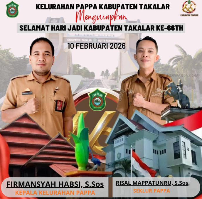 Selamat Hari Jadi Takalar Ke-66